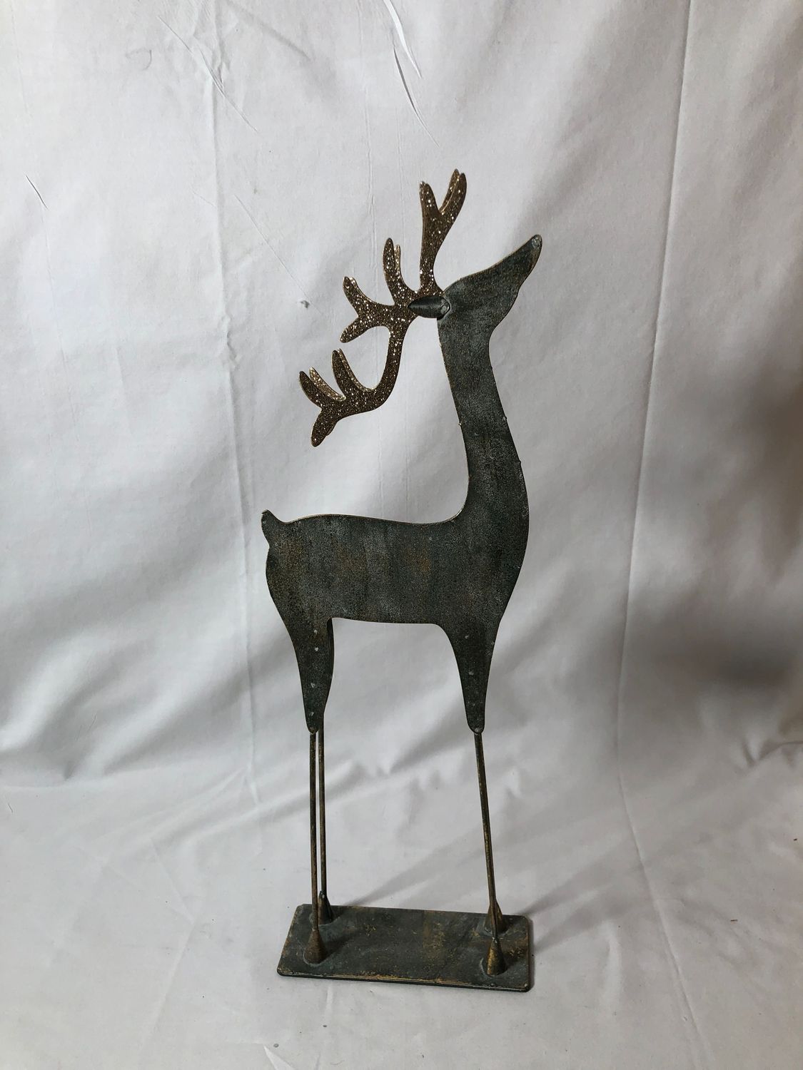 Metal Gold Reindeer TP Lg
