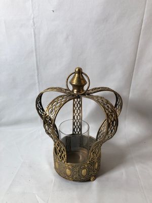 Crown Lattice Candle Holder Sm