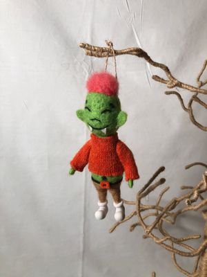 Felt Frankenstein Ornament Felt Frankenstein Ornament