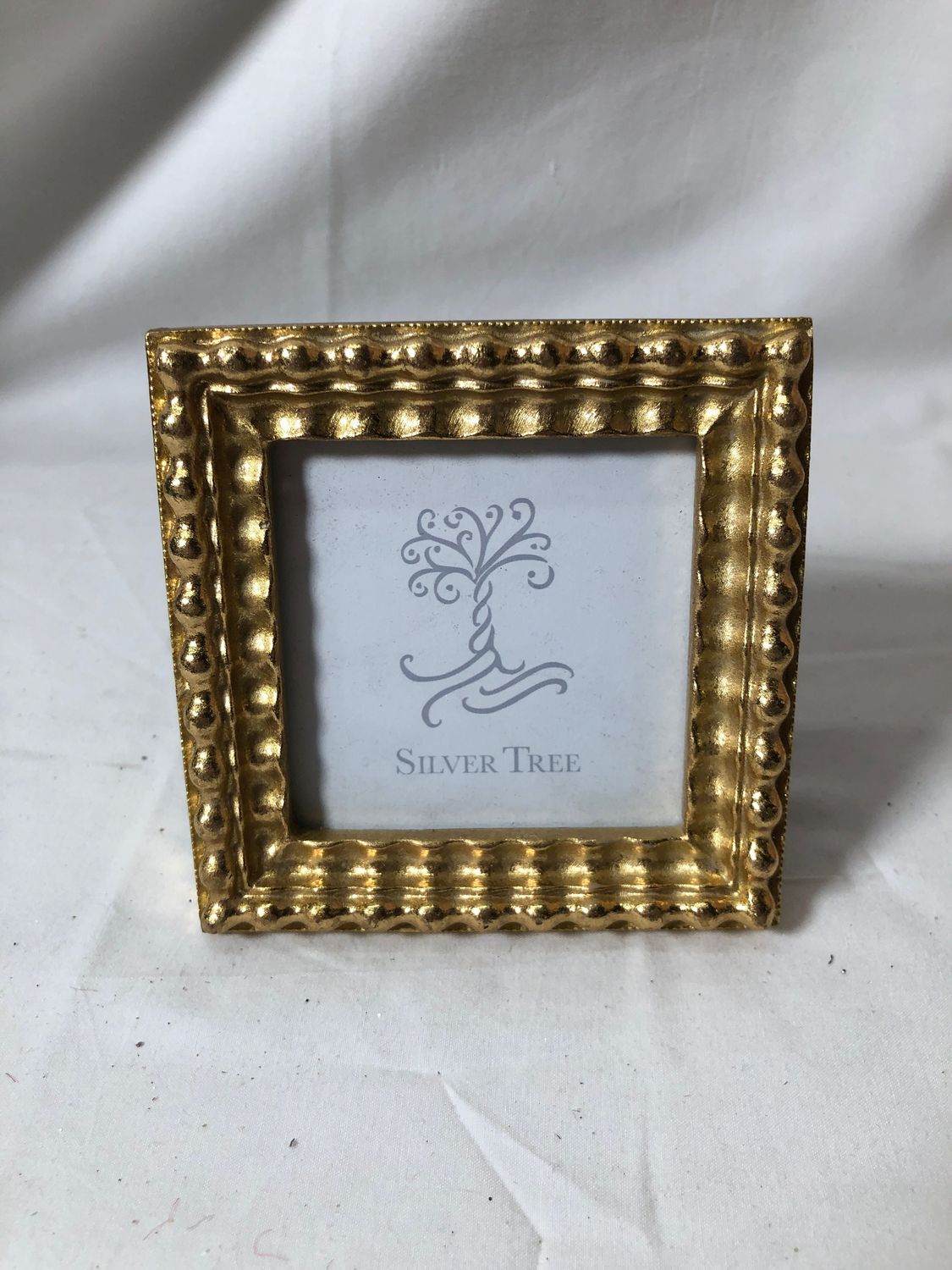 Gold Pearl Bead Mini Frame Squrare
