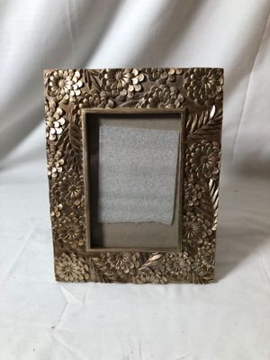 Antique Gold Floral Picture Frame 4 x 6