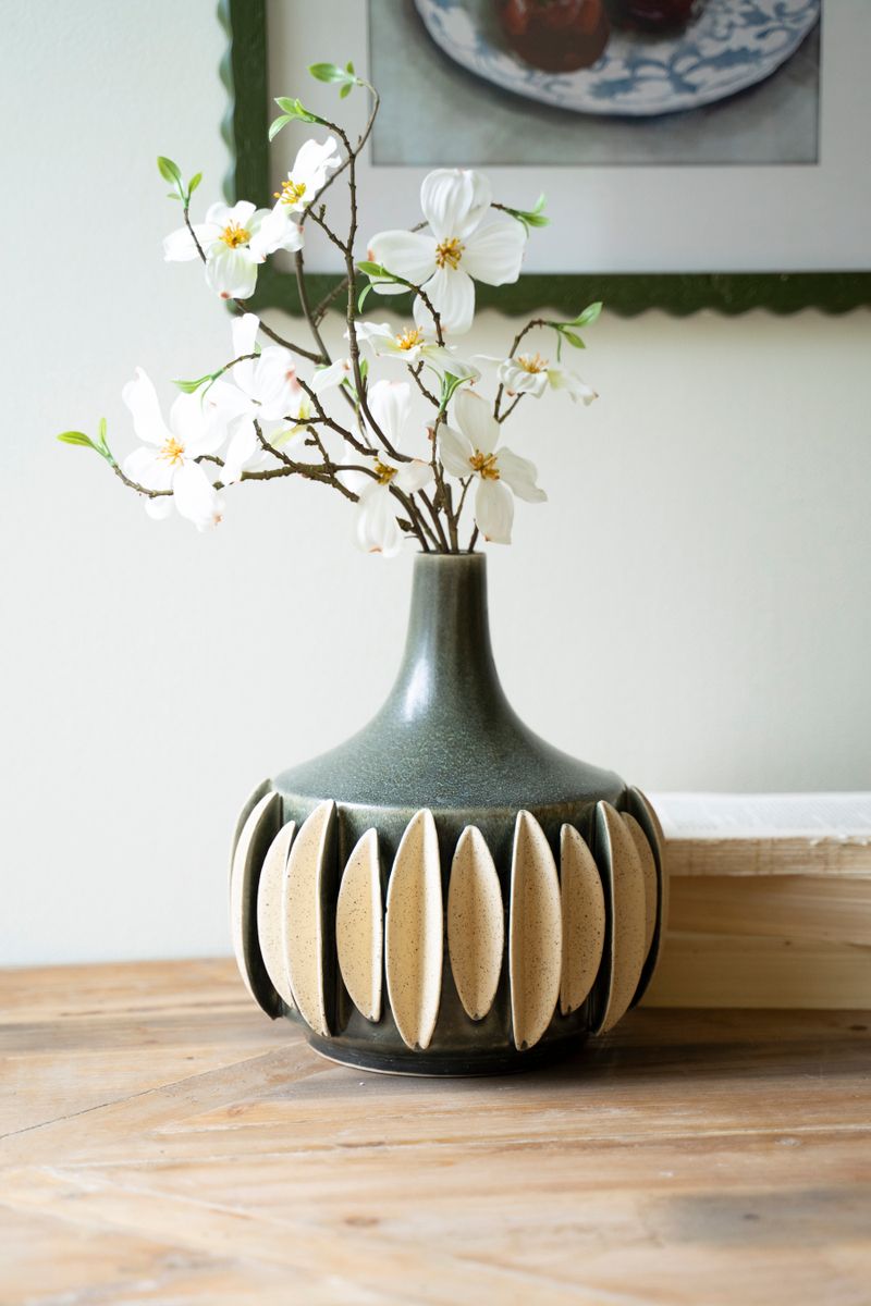 Mid-Century Atomic Vase / Grey Mid-Century Atomic Vase / Grey