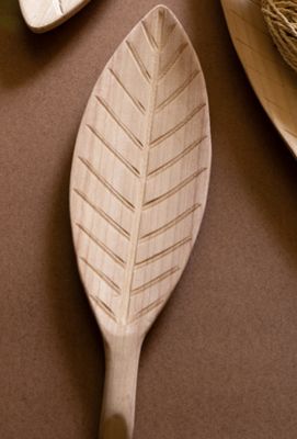 Wooden Leaf Tray - Sm
