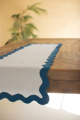 Reversible Cotton Runner - Ocean