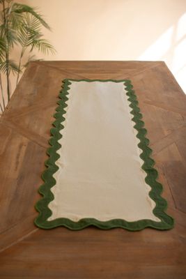 Reversible Cotton Runner - Grass