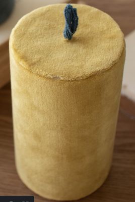 Velvet Faux Candle - Gold