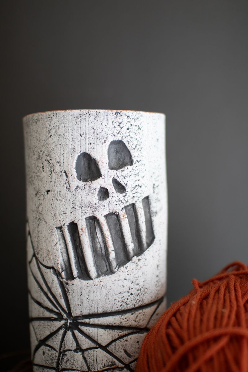 Halloween Clay Wine Cooler Halloween Clay Wine Cooler