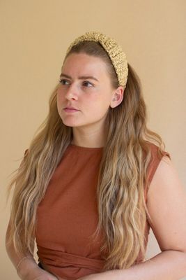 Raffia Headband - Oatmeal
