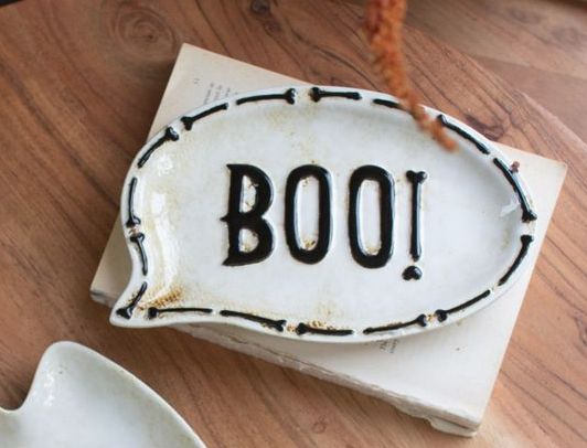Ceramic Boo! Plate Ceramic Boo! Plate