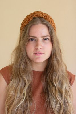 Raffia Headband - Cinnamon