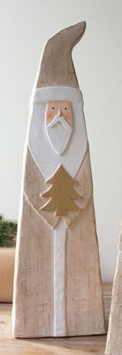 Painted Resin Santa - Lg