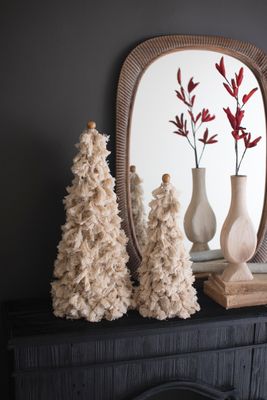 Cotton Tassel Christmas Tree -Lg