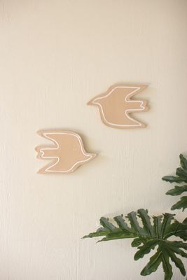 Clay Bird Wall Decor