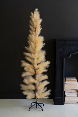 Faux Pampas Christmas Tree - Lg