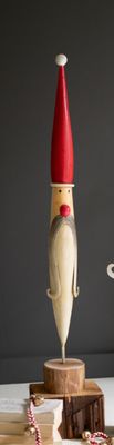 Hand-Painted Tall Santa Face I