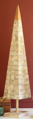Assorted Wood Block Christmas Tree -Lg