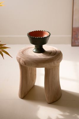 Carved Wood Stool