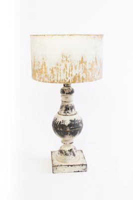 Metal Table Top Lamp w/Metal Shade