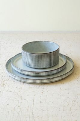 Glacier Ceramic Salad Plate w/Ridges
