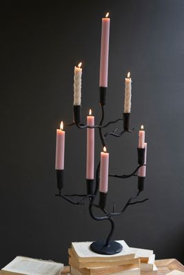 Forged Iron Halloween Candelabra Forged Iron Halloween Candelabra