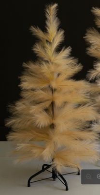 Faux Pampas Christmas Tree - Sm
