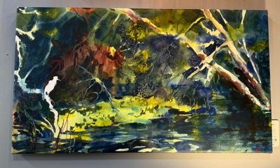 Kathy Morganelli - Saint Johns River in Flordia - 21" x 12"T