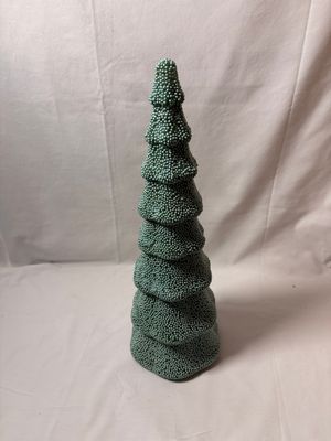 Bead Glass Cone Tree Lg