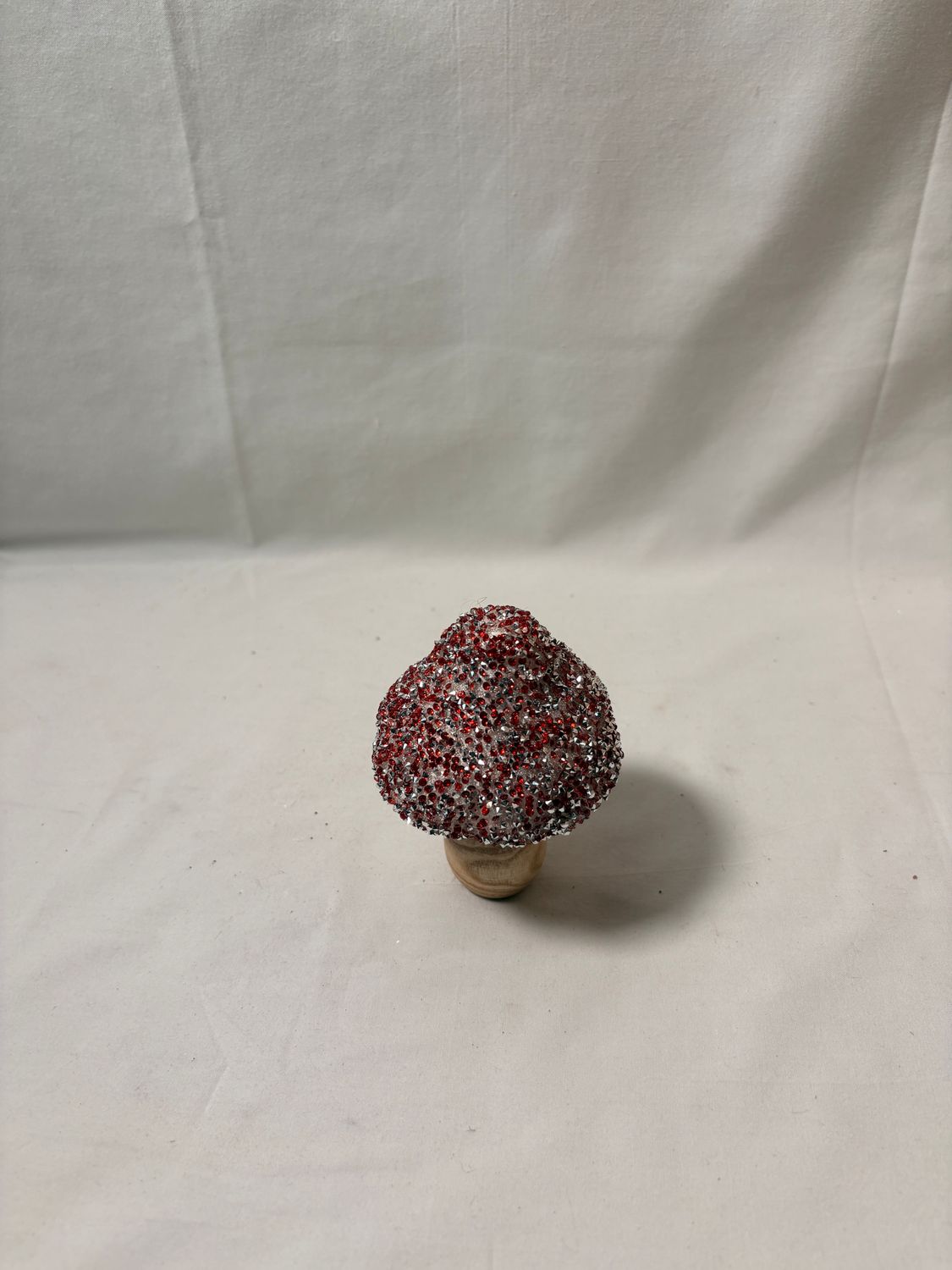Table Top Glitter Mushroom Sm Table Top Glitter Mushroom Sm