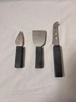 S/3 Slate Cheese Knives S/3 Slate Cheese Knives