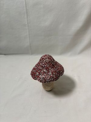 Table Top Glitter Mushroom Med