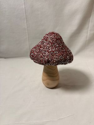Table Top Glitter Mushroom Lg