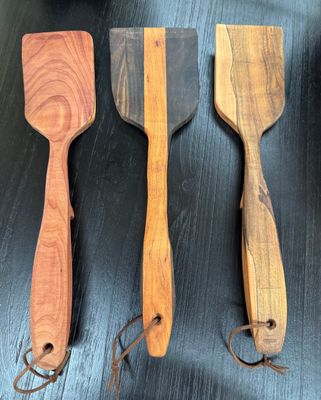 Hand-Carved Wooden Spatula Hand-Carved Wooden Spatula