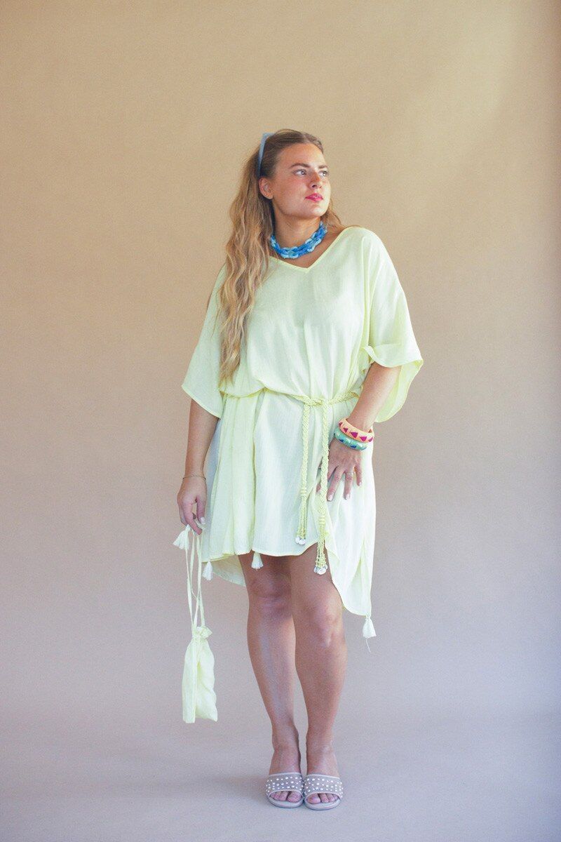 Kaftan w/Matching Bag - Sunoil Kaftan w/Matching Bag - Sunoil