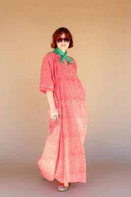Saffron Printed Block Dress