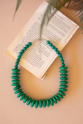 Acrylic Bead Necklace - Kale