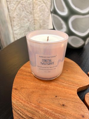 Coastal Sweetgrass - Pink Onyx Candle 17oz Coastal Sweetgrass - Pink Onyx Candle 17oz