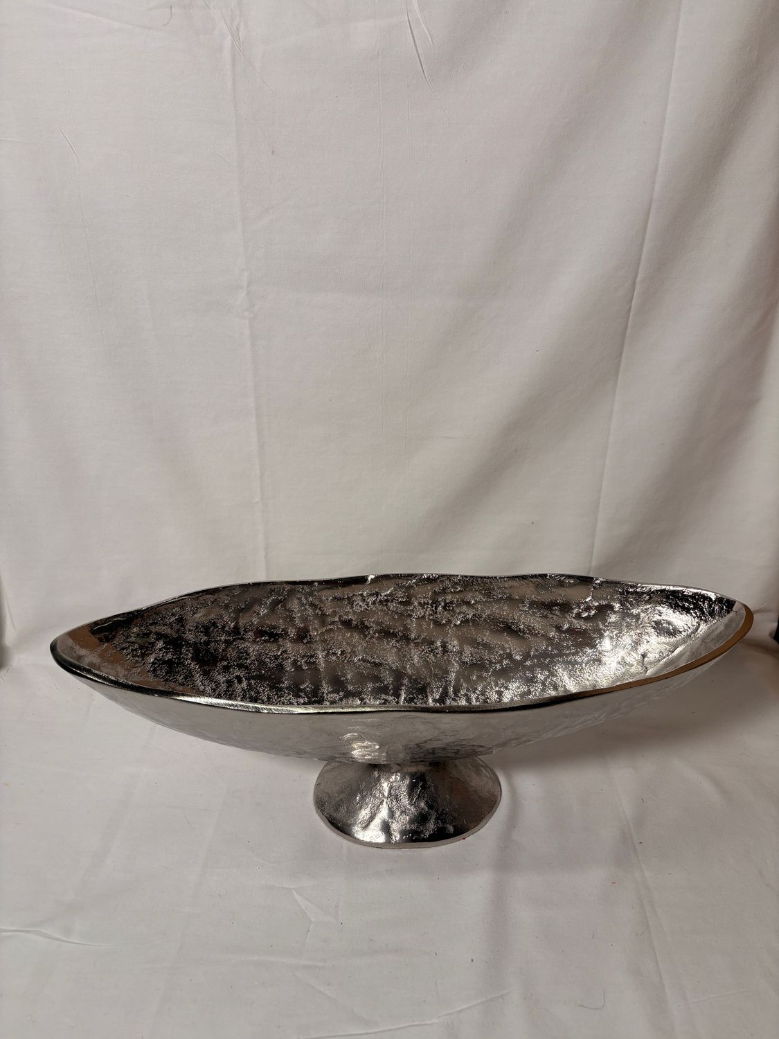 Oval Antique Silver Bowl Lg Oval Antique Silver Bowl Lg