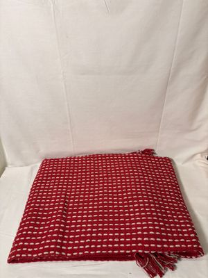 Pick Stitch Woven Throw - Raspberry Pick Stitch Woven Throw - Raspberry