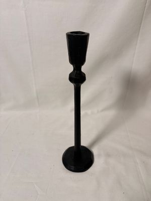 Black Taper Candlestick Lg Black Taper Candlestick Lg