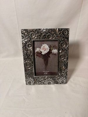Silver Floral Picture Frame 4x6 Silver Floral Picture Frame 4x6