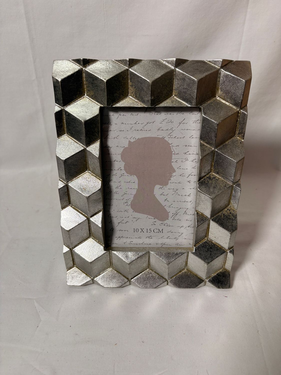 Silver Cubes Frame 5.5 x 3.5 Silver Cubes Frame 5.5 x 3.5