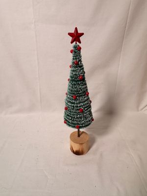 Snow Tree w/Bells &amp; Star Lg