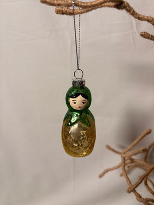 Doll Ornament - Green