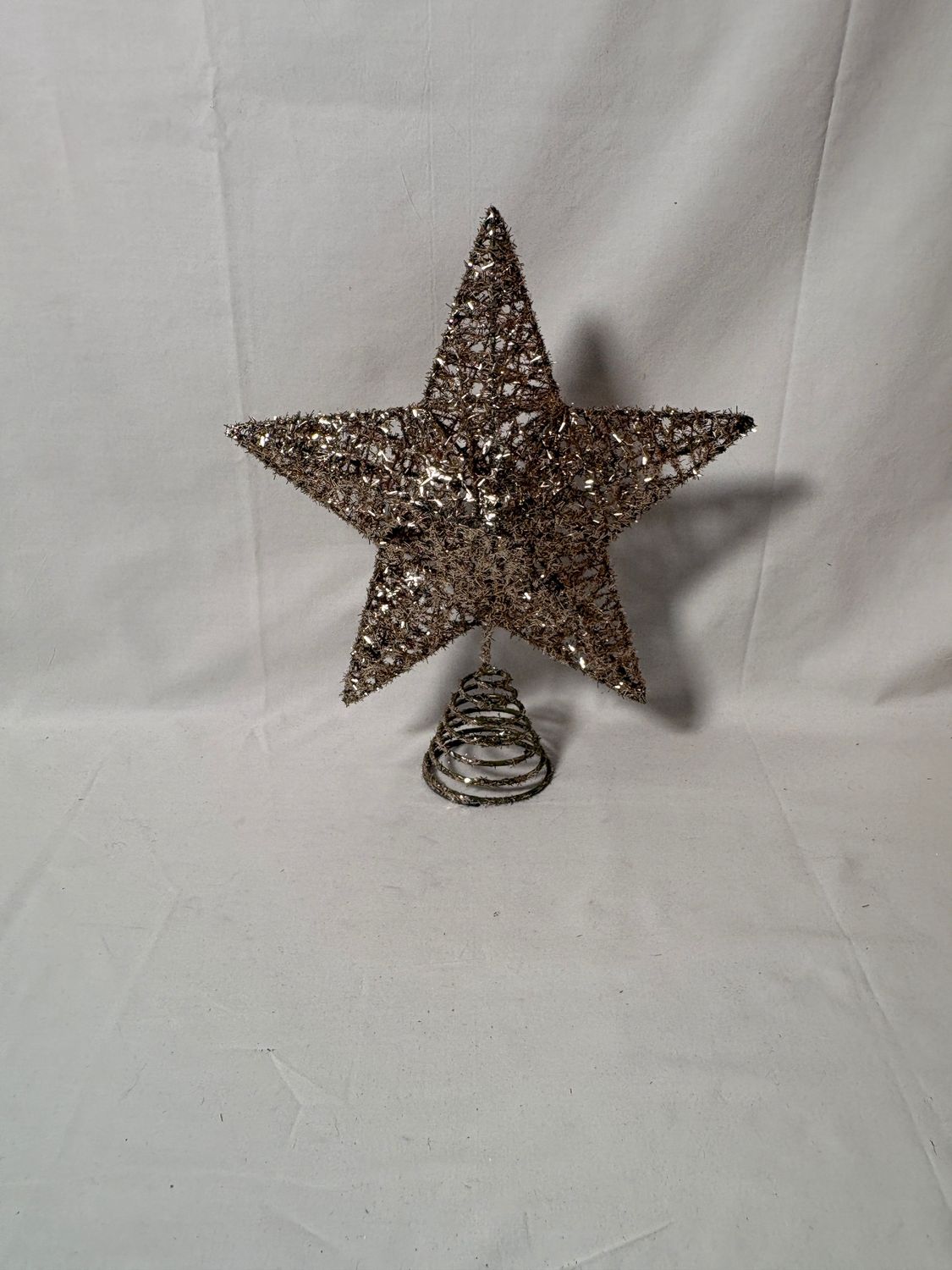 Tinsel Gold Star Tree Topper Tinsel Gold Star Tree Topper