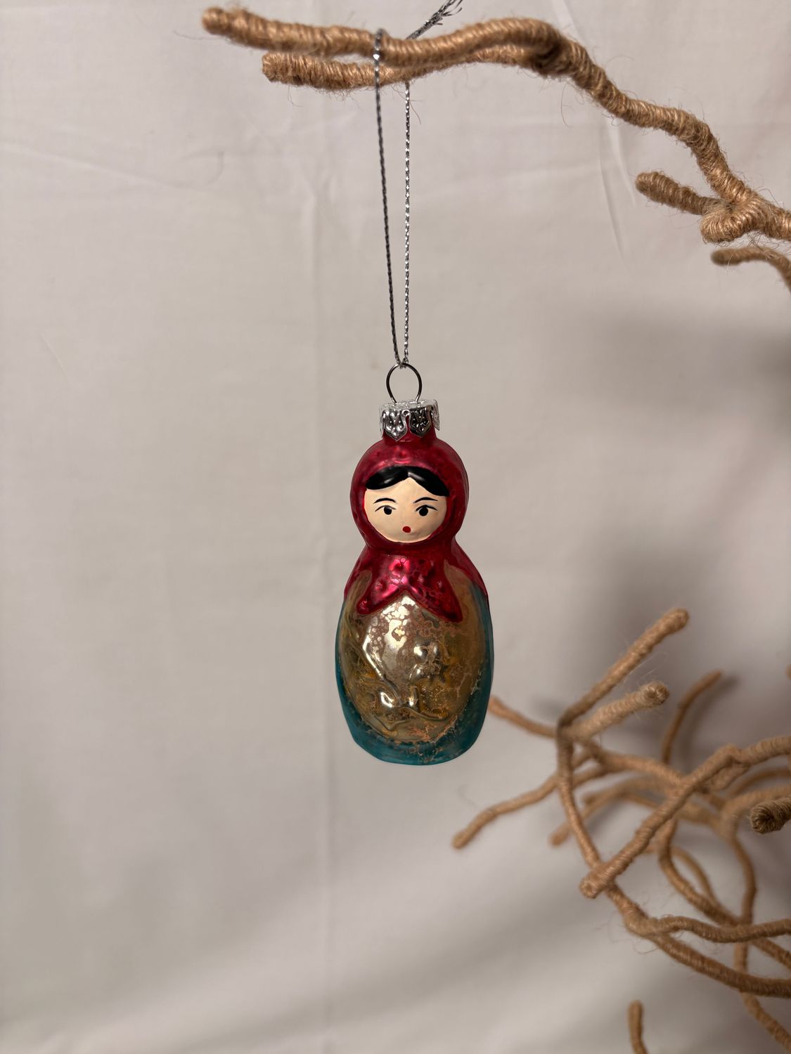 Doll Ornament - Red Doll Ornament - Red