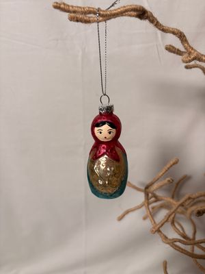 Doll Ornament - Red