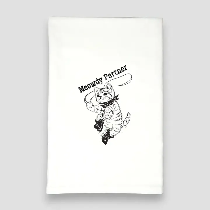 Meowdy Partner Tea Towel