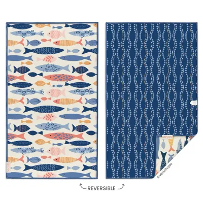 Microfiber Towel - School of Fish Microfiber Towel - School of Fish