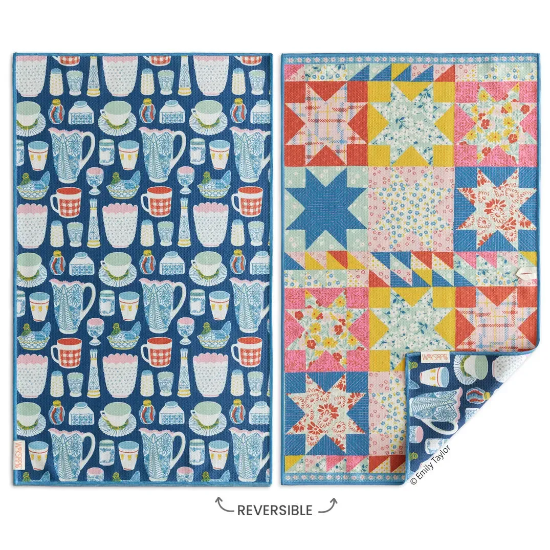 Microfiber Towel - Vintage Glass