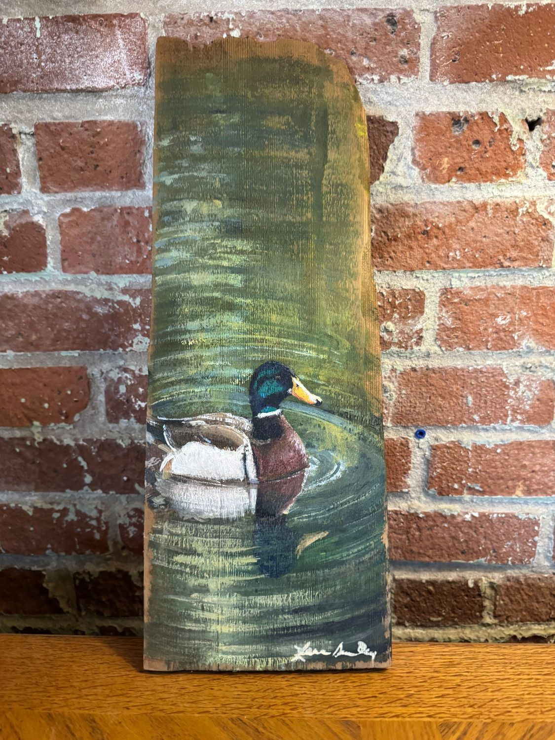 Repurposed Wood - Mallard Duck Repurposed Wood - Mallard Duck